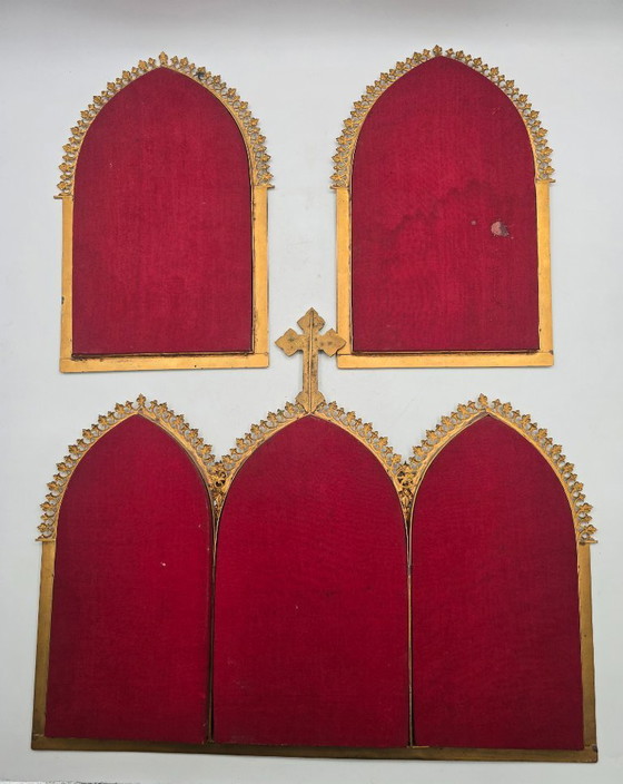 Image 1 of Altar Canon (Altar Cards (Tabellae Lavabo) 19th Century