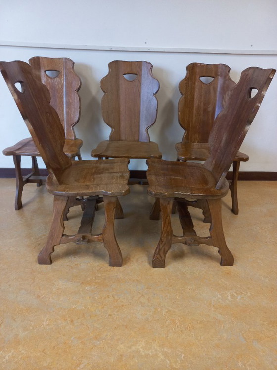 Image 1 of Sedie in stile brutalismo (5)