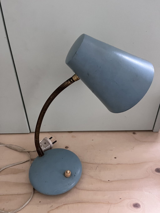 Hala metal blue table lamp