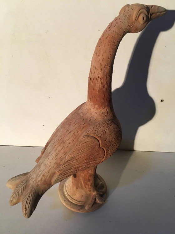 Terrakotta-Vogel – Dekorative Objekte, Vintage (photo 6 of 8)