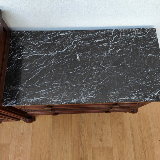 Image 1 of Vintage TV Cabinet, Sideboard, Chest of Drawers, Sideboard with Marble Top