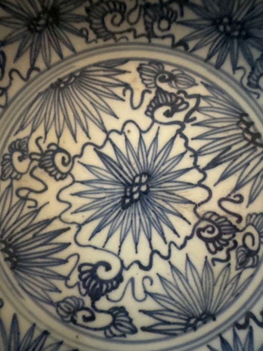 Antique porcelain plate