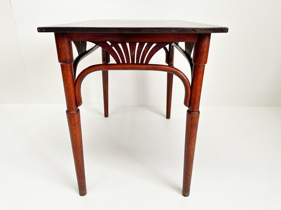 Image 1 of Vintage Authentique Table Thonet No 8121 | Table Bentwood