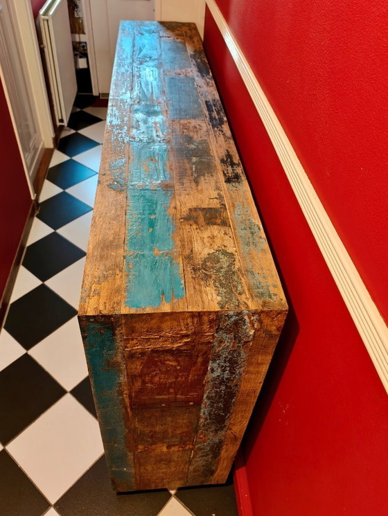 Cassettiera in legno riciclato – Cassettiere (photo 2 of 9)