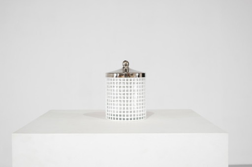 Sucrier De Josef Hoffmann Pour Bieffeplast, Italie, Années 1980