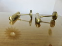 Pair of Brass Wall Lights Made in Italy 70s 80s