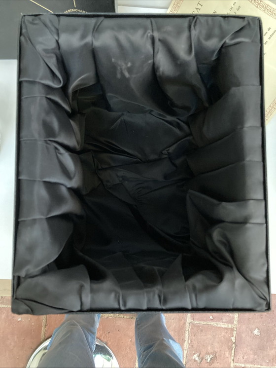 Image 1 of Grote BACCARAT handgeslepen kristallen koeler van VALERY KLEIN, nieuw in originele vintage doos