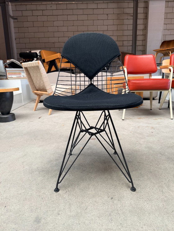 Image 1 of Vitra Eames Wire Stuhl DKR-2 mit "Bikini-Kissen"