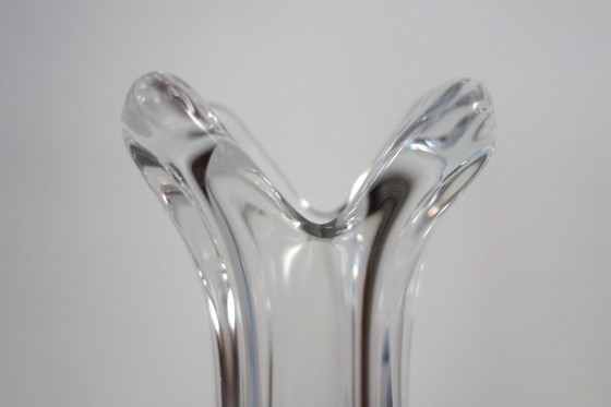 Image 1 of Große Soliflor Vase Kristall Daum H32cm