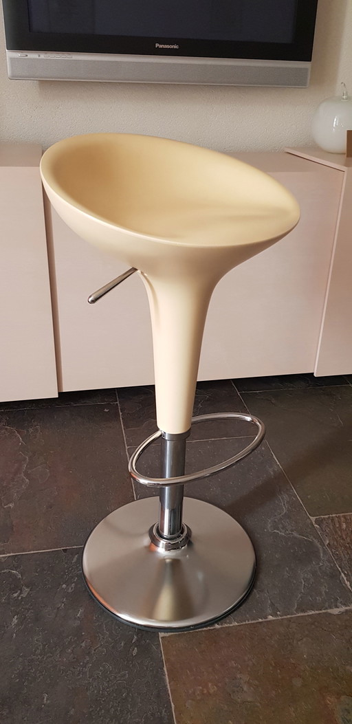 3x Magis Tabourets Bombo - Blanc cassé/Crème