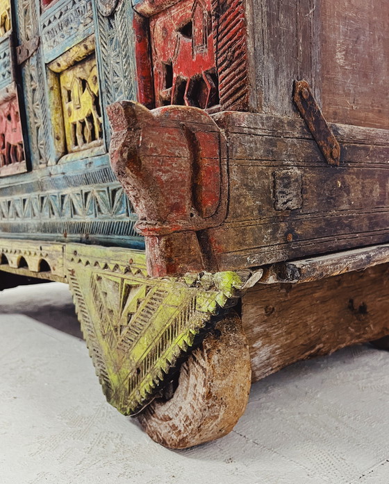 Image 1 of Antique Bridal Chest from India