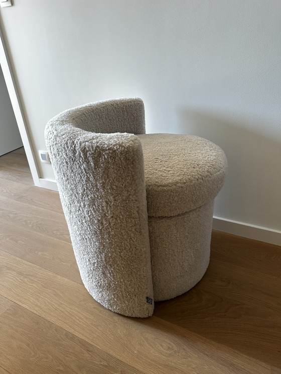Image 1 of Taburete Eichholtz Arcadia – Bouclé Crema