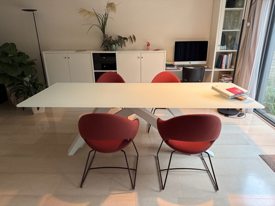 Bonaldo Italian Designer Dining Table (TABLE ONLY), Dining set, Glass, Transparent (photo 4 of 5)