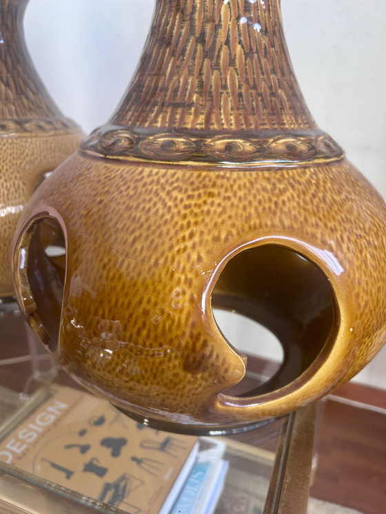 Image 1 of Bay Keramik set of two floor lamps