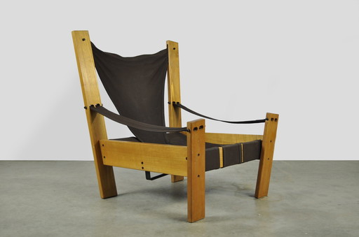 Fauteuil hollandais unique au design vintage par John de Haard, 1960s