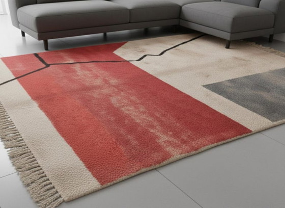 Image 1 of Tapis marocain en laine naturelle 300cmx 200cm