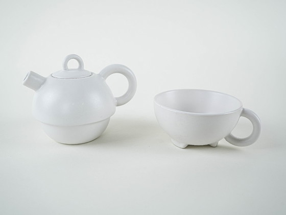 Image 1 of Teapot and cup set, Danish design, 1990s, manufactured by Broste Copenhagen