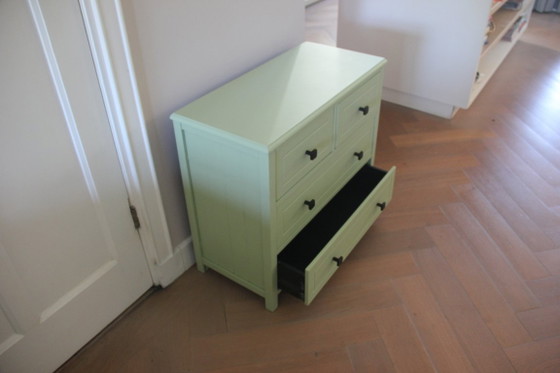 Cassettiera verde chiaro con 4 cassetti – Cassettiere, Wood (photo 8 of 9)