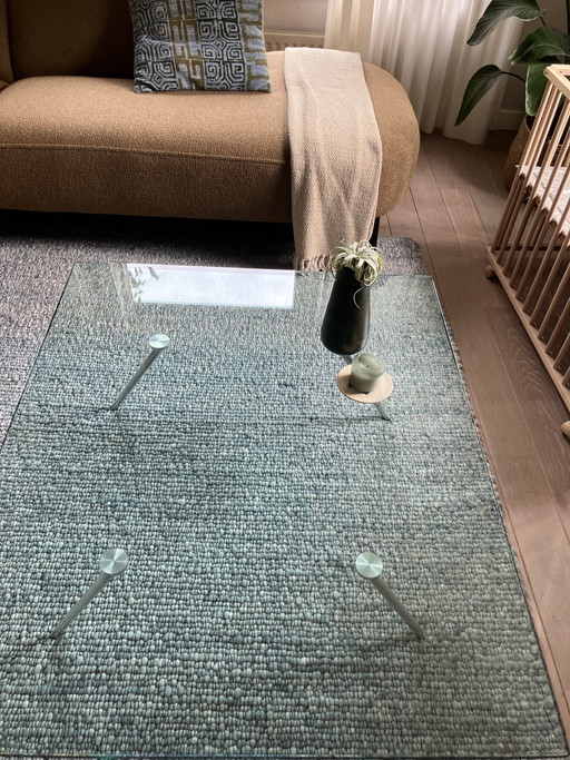 Table basse en verre Babbel Maupertuus 100x120x35cm – salontafels, Glass (photo 2 of 5)