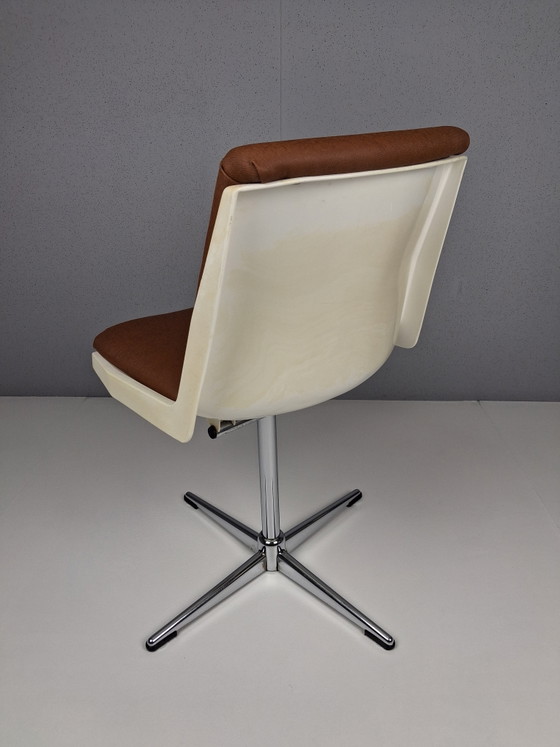 Image 1 of 4 x Vintage Design Swivel Chairs by Jean-Paul Emonds-Alt, Belgium 1970s