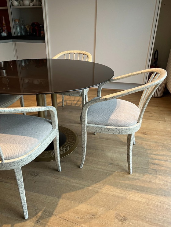 Image 1 of 4 x vintage Paco Capdell 1980s dining chairs 