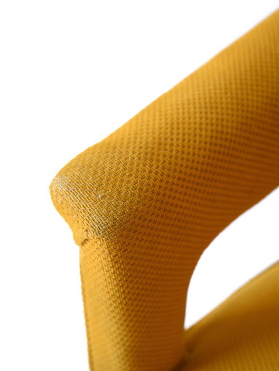 Image 1 of Pair of Vintage 1950s Yellow Scandinavian Armchairs