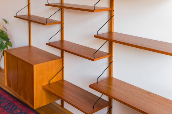 Image 1 of Modulares Wandregalsystem von Poul Cadovius für Cado, 1960er Jahre