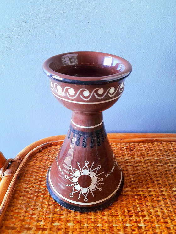 Image 1 of 1960s ceramic candlestick