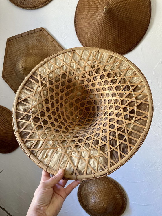 Image 1 of Colección de 7 sombreros tradicionales vietnamitas