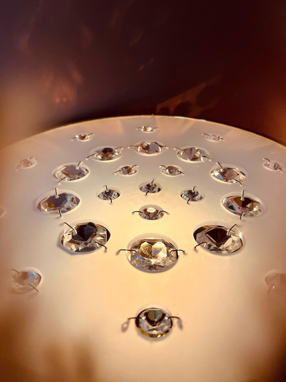 Image 1 of Lampada da tavolo di metà secolo di Jablonecke Sklarny