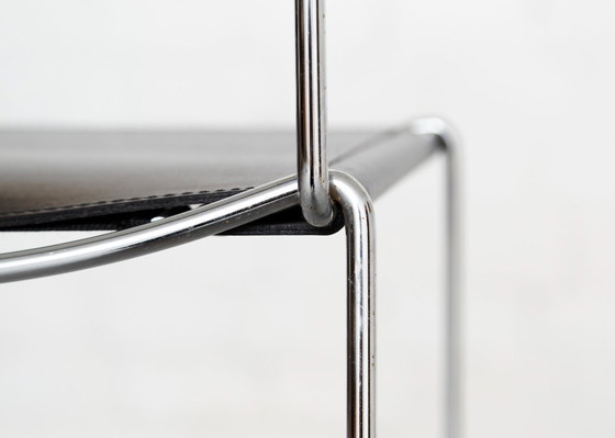 Image 1 of Leather Barstools by Giandomenico Belotti for Alias, 1980s, Set of 6