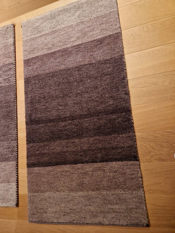 Image 1 of 2 tapijtjes India Gabbeh S-07/Grey+ certificaat