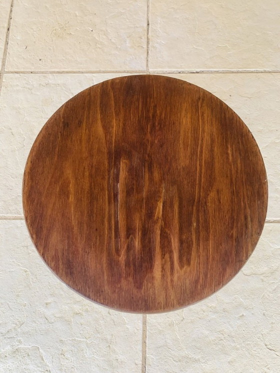Sgabello vintage in legno curvato di Baumann, risalente agli anni '50 circa. – Sgabelli, Wood (photo 3 of 20)