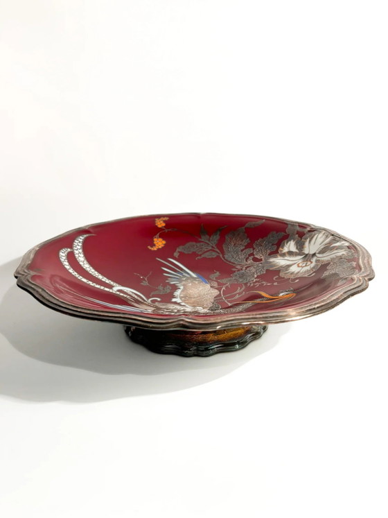 Piatto centrotavola rialzato in porcellana Rosenthal decoro Chippendale, anni '40 – Stoviglie (photo 3 of 7)
