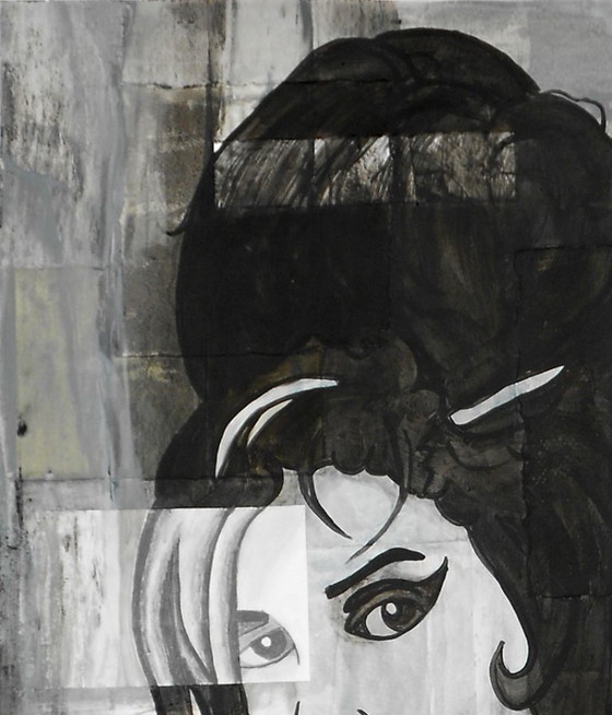 Image 1 of Un bellissimo ritratto di Amy Winehouse dal titolo: See me (dipinto a mano)