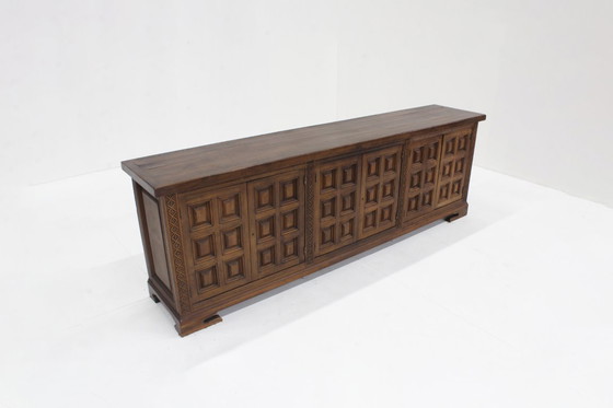 Image 1 of Credenza brutalista spagnola d'epoca
