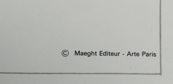 Image 1 of Saul Steinberg, Gesigneerd Met Registratie In Impressum Copyright “Maeght Editeur - Arte Paris” Offsetlithografie.