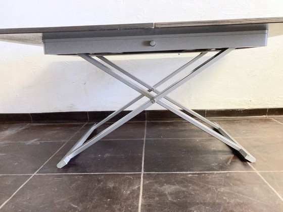 Image 1 of Eettafel / salontafel transformeerbaar meubilair Italiaans 90s design door Calligaris