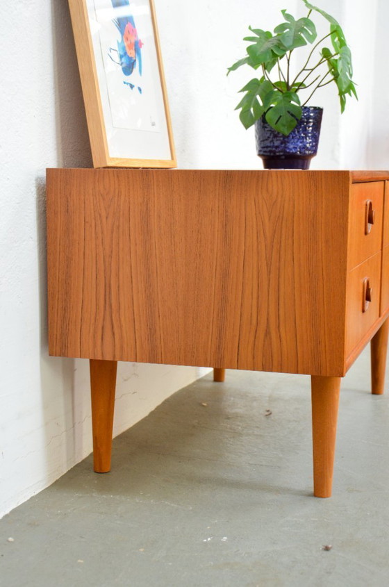 Image 1 of Vintage Chest of Drawers, Sideboard, Lowboard, Teak, Midcentury, 60s, 70s