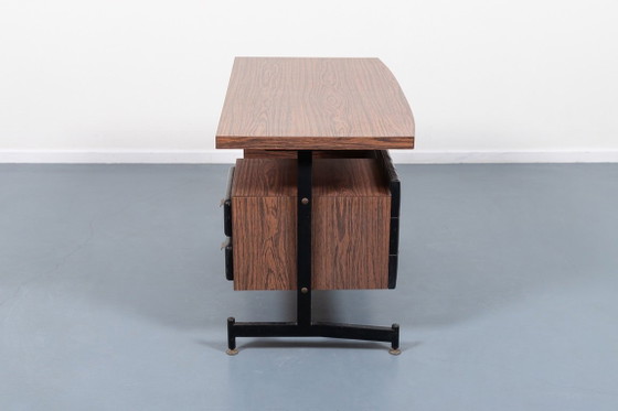 Image 1 of Italiaans modern bureau uit het midden van de 20e eeuw, uit de jaren 60.