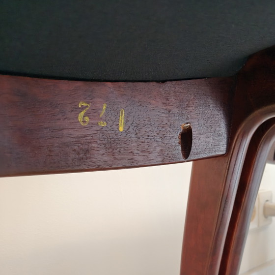 Chaises de salle à manger vintage crème foncé – Wood (photo 7 of 7)