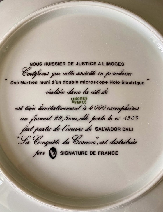 Image 1 of Platos de porcelana de Salvador Dalí