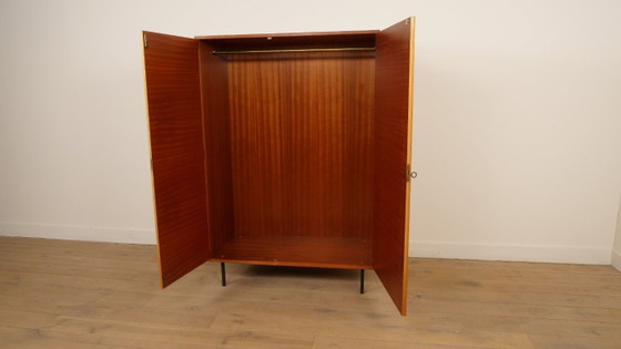 Vintage Wardrobe | Teak | Hanging Clothes – Wood (photo 9 of 12)