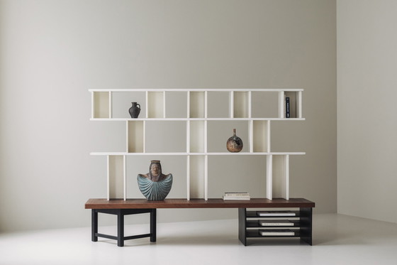 Image 1 of Very Rare ‘Välipala’ Bookcase by Carl Gustaf Hiort for Mikko Nupponen, 1950s
