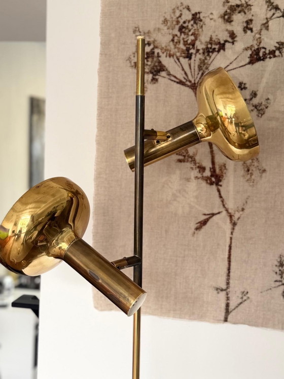 Vintage Design Brass Floor Lamp – solken leughten, Floor lights (photo 4 of 8)
