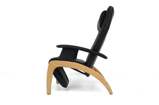 As New ! Oluf Lund for Skalma Denmark, Lounge Chair, Recliner / Relax Fauteuil, Leather, Original Price 3829 Euro