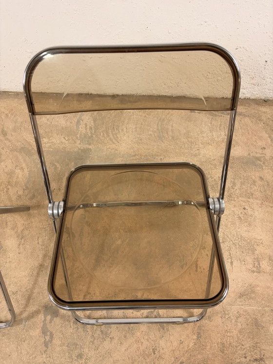 Image 1 of Plia stoelen van Giancarlo Piretti voor Anonima Castelli, jaren 70, set van 4