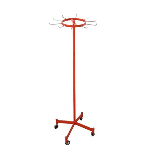 Swivel coat rack on castors, Danish design, 1970s, made in Denmark
