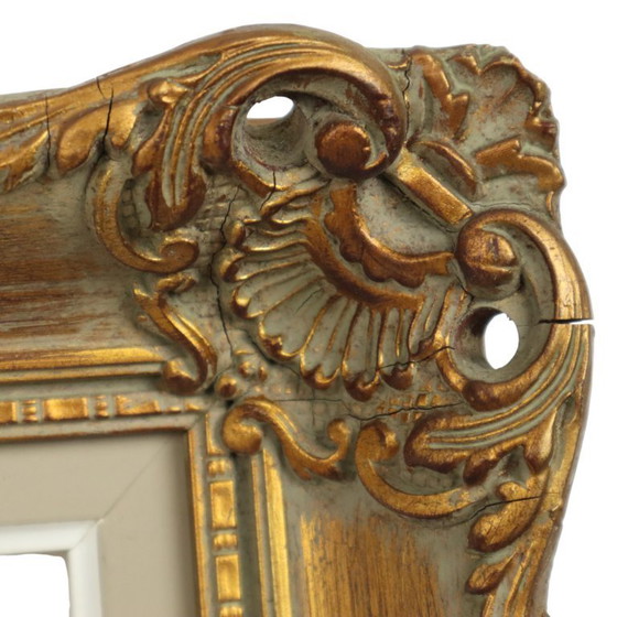 Image 1 of Goudkleurige Barok Stijl Lijst 73x63cm