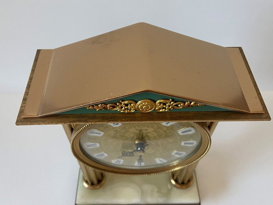 Image 1 of Orologio da portico vintage a forma di stella, realizzato in Francia, arte greca